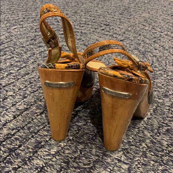 Michael Kors— snake skin sling backs - Picture 2 of 3